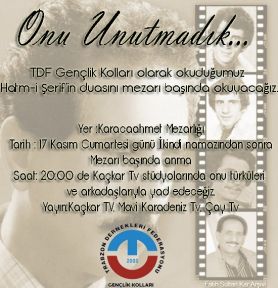 Erkan OCAKLI’yı Anma Programı